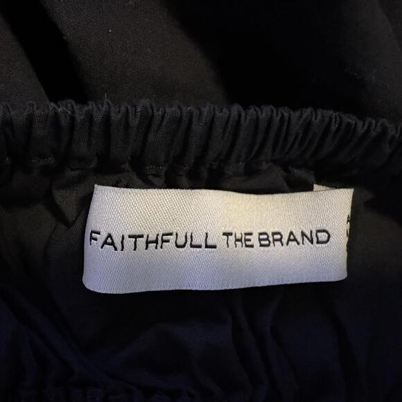 Faithfull The Brand Marinelli Mini Dress Cotton Smocked S - Picture 9 of 9